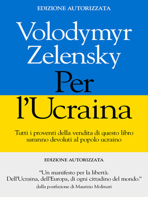 cover image of Per l'Ucraina
